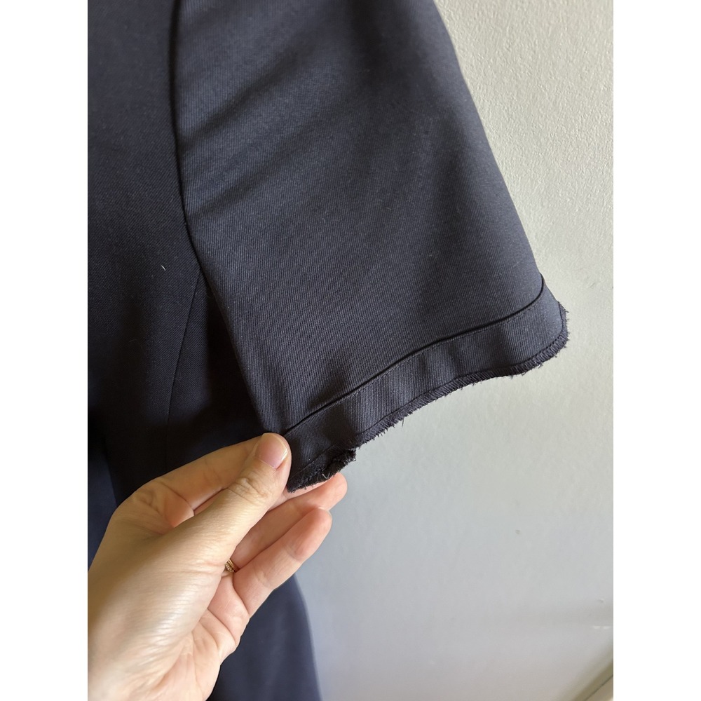 Brooks Brothers Red Fleece Navy Blue Fit and Flare‎ Short Sleeve Dress Size 6 - Picture 4 of 4